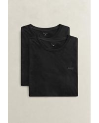 GANT - 2-Pack Crew Neck T-Shirts - Lyst