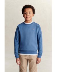 GANT - Teens Shield Sweatshirt Salty Sea - Lyst