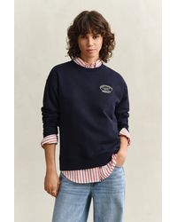 GANT - Rope Graphic Sweatshirt Evening - Lyst