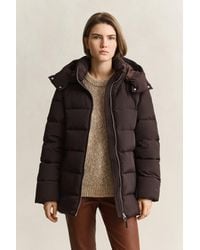 GANT - Mid Down Jacket Deep - Lyst