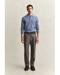 GANT - Pinstriped Suit Pants - Lyst