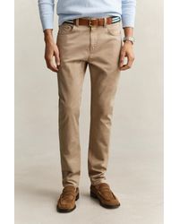GANT - Slim Fit Desert Jeans Dark - Lyst
