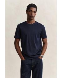 GANT - Pima Cotton T-Shirt Evening - Lyst