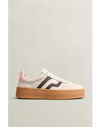 GANT - Cuzmani Leather Sneakers Woody - Lyst