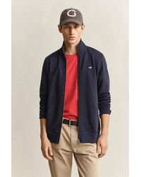 GANT - Shield Zip Sweatshirt - Lyst