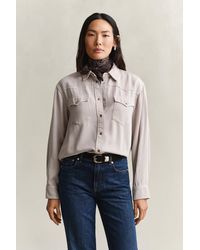 GANT - Denim Twill Ranger Shirt - Lyst