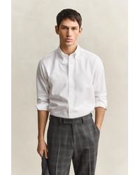 GANT - Twill Dress Shirt - Lyst