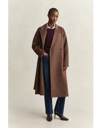 GANT - Handstitched Belted Coat Deep - Lyst