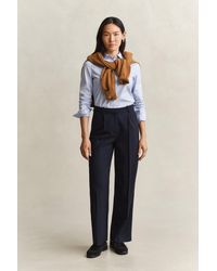 GANT - Tailored Wool Pants Evening - Lyst