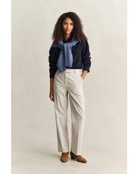 GANT - Tailored Corduroy Pants - Lyst