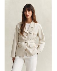 GANT - Belted Utility Jacket - Lyst