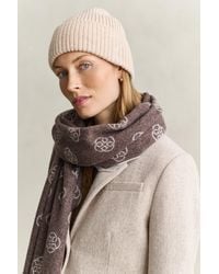 GANT - Ribbed Wool Cashmere Blend Beanie Light Melange - Lyst