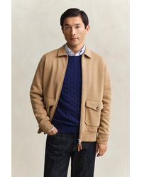 GANT - Ponte Di Roma Zip Sweatshirt Warm - Lyst