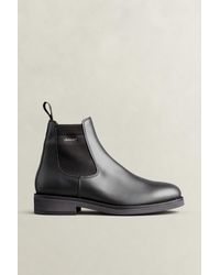 GANT - Prepdale Leather Chelsea Boots - Lyst