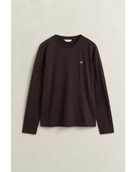 GANT - Shield Long Sleeve T-Shirt Deep - Lyst