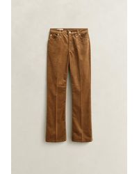 GANT - Flared Corduroy Jeans Warm - Lyst