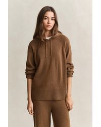 GANT - Wool Cashmere Hoodie Warm - Lyst