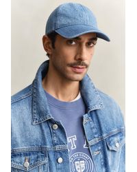 GANT - Denim Cap - Lyst