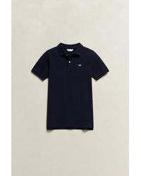 GANT - Teens Teen Boys Shield Polo Sweater Evening - Lyst