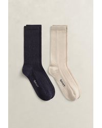 GANT - 2-Pack Metallic Socks Gift Box Evening - Lyst