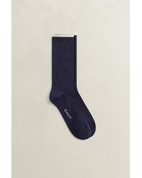 GANT - Merino Wool Blend Socks Evening - Lyst