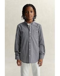 GANT - Teens Teen Boys Gingham Poplin Shirt Evening - Lyst