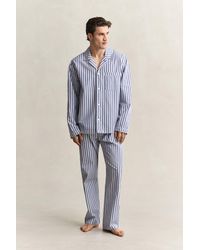 GANT - Poplin Pajama Set College - Lyst