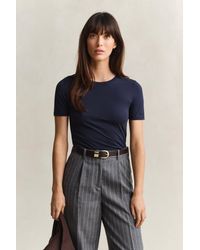GANT - Light Cotton T-Shirt - Lyst