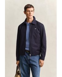 GANT - Cotton Windcheater Jacket Evening - Lyst