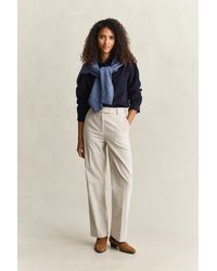 GANT - Tailored Corduroy Pants - Lyst
