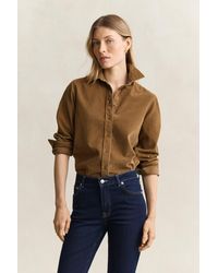 GANT - Regular Corduroy Shirt Warm - Lyst