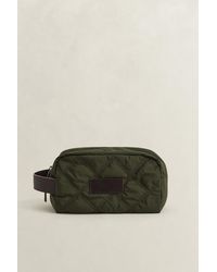GANT - Quilted Toiletry Bag Dark Moss - Lyst