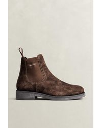 GANT - Prepdale Suede Chelsea Boots Weathered - Lyst