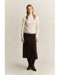 GANT - Lambswool Skirt Deep - Lyst