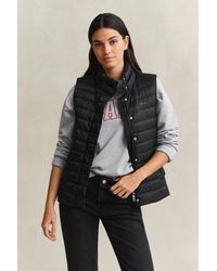 GANT - Light Down Vest - Lyst