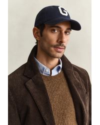 GANT - Wool Appliqué Cap Evening - Lyst