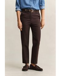 GANT - Slim Fit Slacks Deep - Lyst