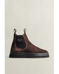 GANT - Blistown Suede Chelsea Boots Weathered - Lyst