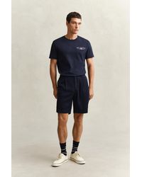GANT - Lyocell Shorts Evening - Lyst