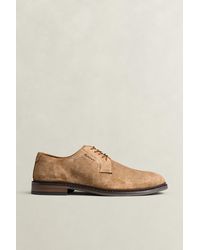 GANT - Bidford Suede Derby Shoes Warm - Lyst