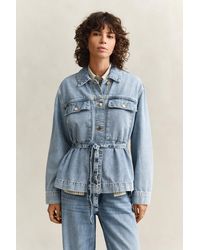 GANT - Denim Tie Jacket - Lyst