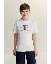 GANT - Teens Archive Shield T-Shirt - Lyst