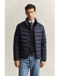 GANT - Light Down Jacket Evening - Lyst