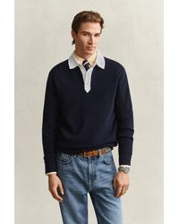 GANT - Cotton Merino Rugger Evening - Lyst