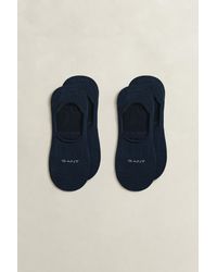 GANT - 2-Pack Invisible Socks Evening - Lyst