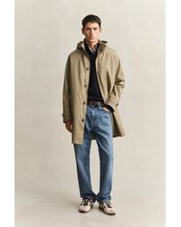 GANT - Double Coat Light Taupe - Lyst