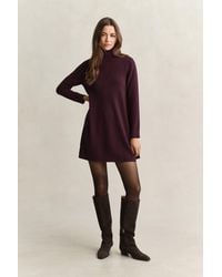 GANT - Superfine Lambswool Dress - Lyst