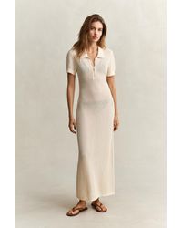 GANT - Lace Knit Rugger Dress - Lyst