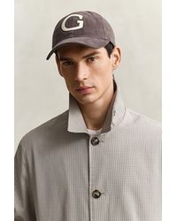 GANT - G Badge Cap Steel - Lyst