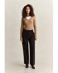 GANT - Twill Velvet Pants Deep - Lyst